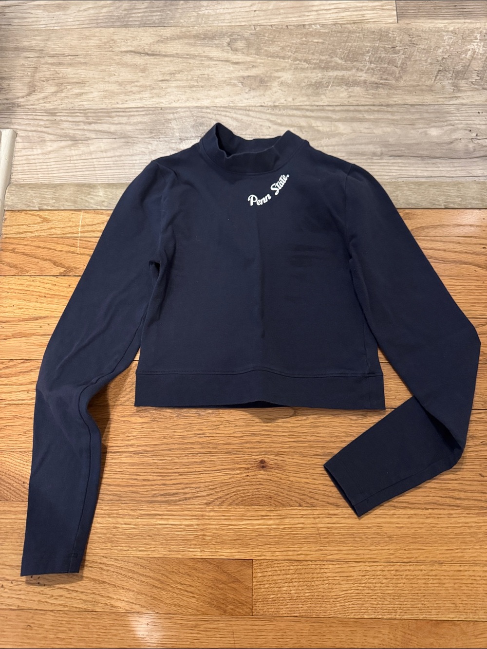 Champion Penn State mock neck crop long sleeve